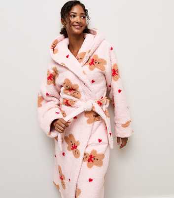 Pink Gingerbread Double Borg Texture Robe