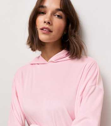Light Pink Velour Hoodie