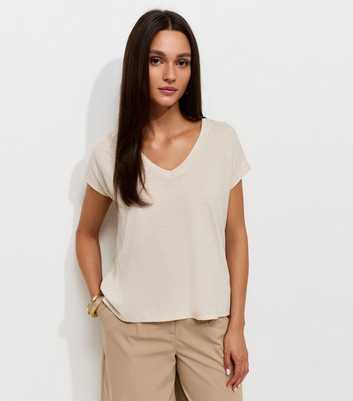 Stone Texture V-Neck T-Shirt