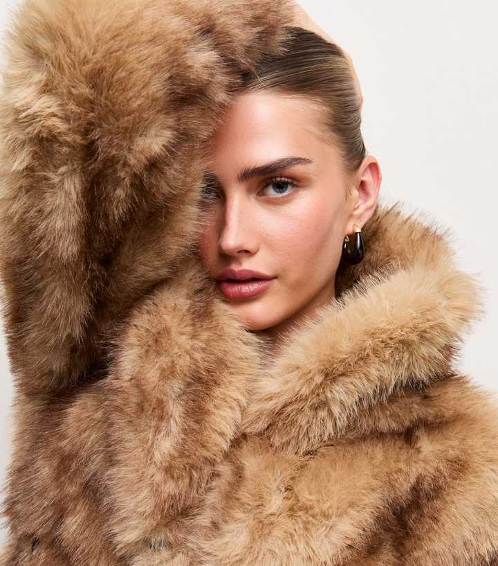 Mink Faux Fur Belted Jacket