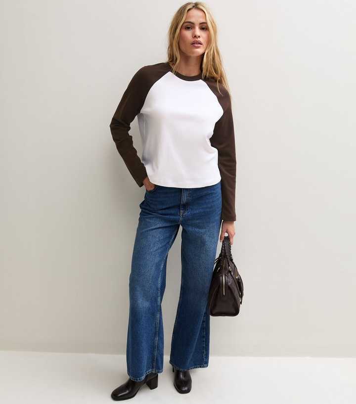 Premium Brown Heavyweight Cotton Raglan Sleeve Top