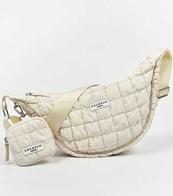 Cocopup Cream Crossbody Dog Walk Bag
