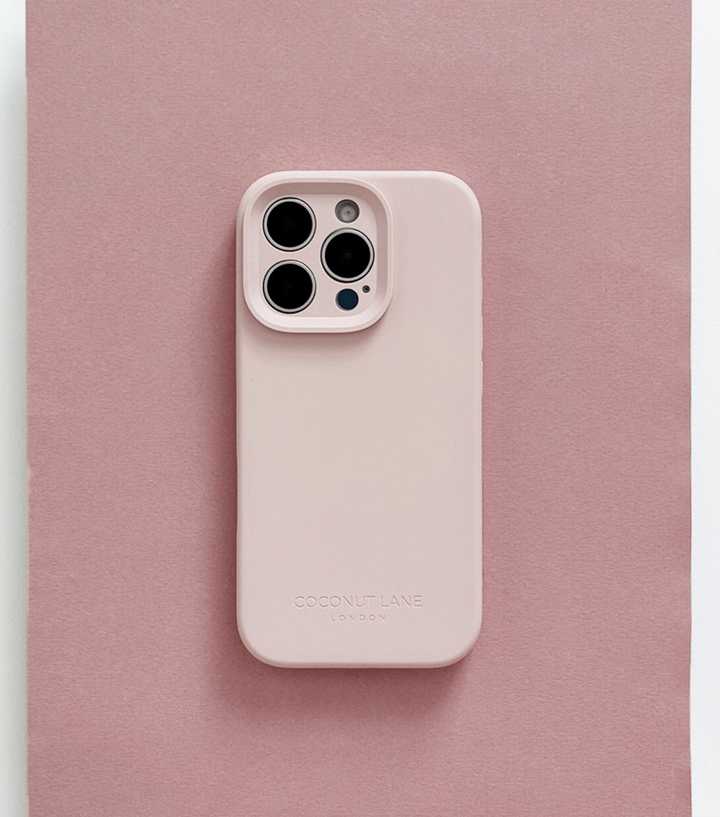 Coconut Lane Light Pink Butter Soft Silicone Phone Case