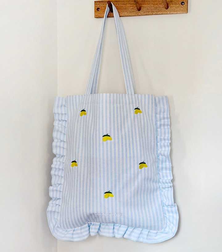 Coconut Lane Living La Vida Lemon Tote Bag