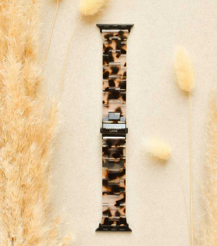 Coconut Lane Ivory Tort Luxe Apple Watch Strap