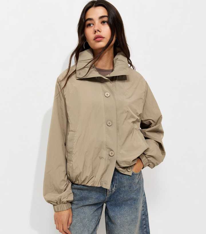 Mink Lightweight Button Front Jacket