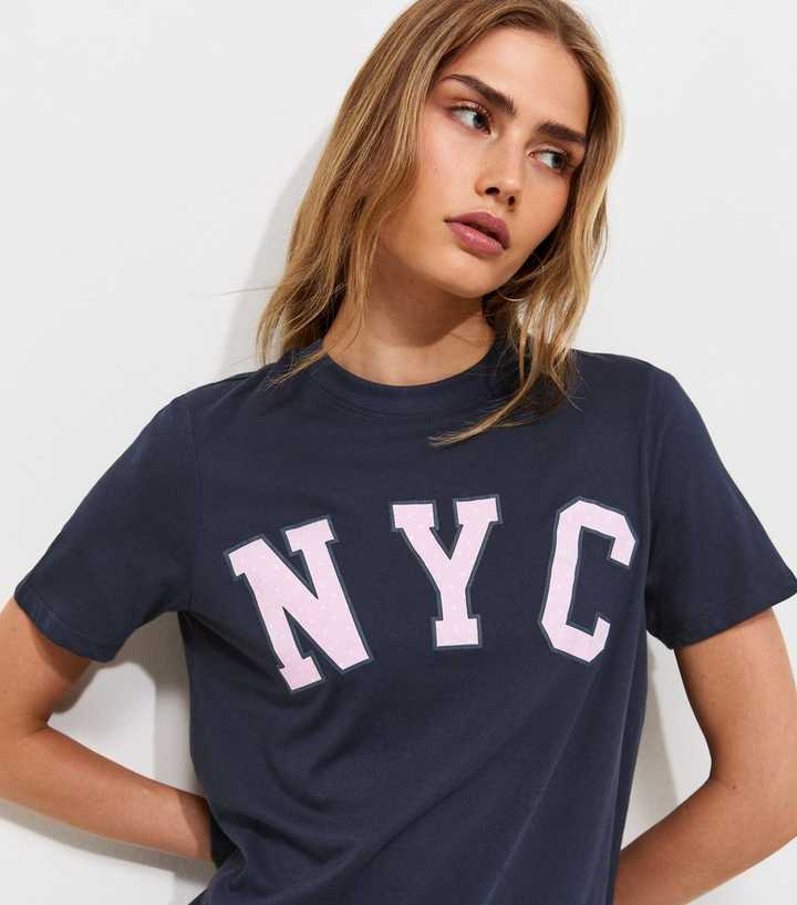 Navy NYC Relaxed T-Shirt
