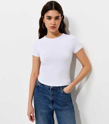 White Cotton Rich Raglan Sleeve Baby Tee