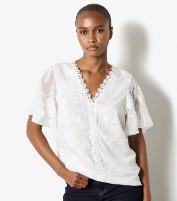 apricot-white-floral-jacquard-