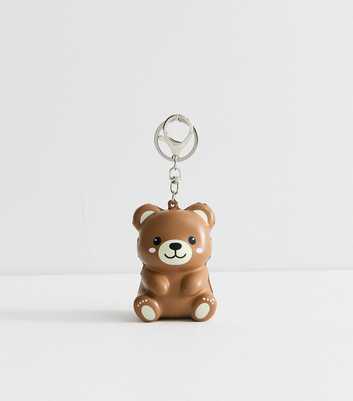 Brown Bear Foam Key Ring