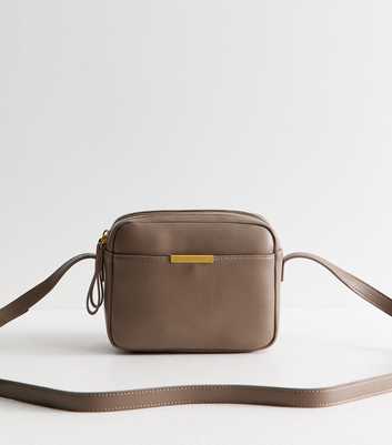 Mink Faux Leather Crossbody Bag
