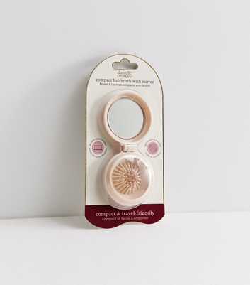 Danielle Creations Mid Pink Compact Mirror And Brush