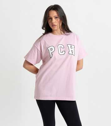 Peach Fit Light Pink PCH Logo Elsie Tee