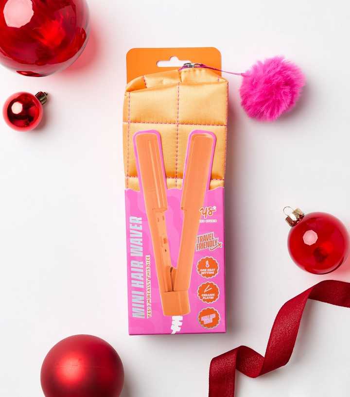 Danielle Creations Orange Mini Hair Waver with Case