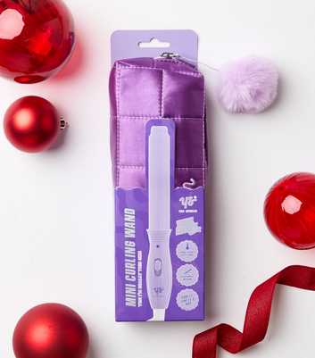 Purple Mini Hair Curler with Case