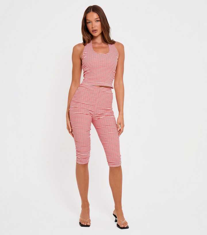 Public Desire Gingham Capri Pant