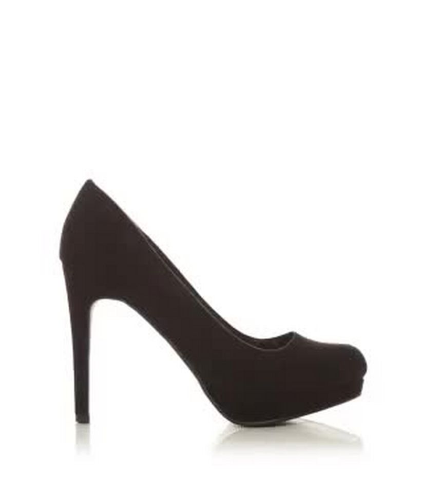 Black platform hotsell court shoes