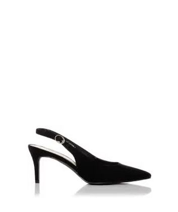 new look black slingback shoes