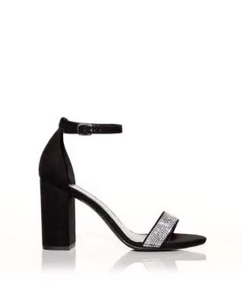 new look diamante block heel sandal